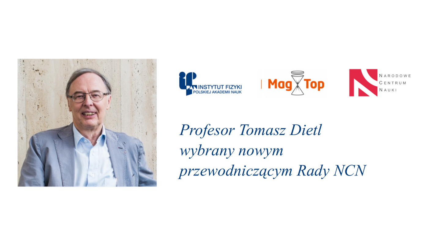 Profesor Tomasz Dietl wybrany nowym przewodniczącym Rady NCN